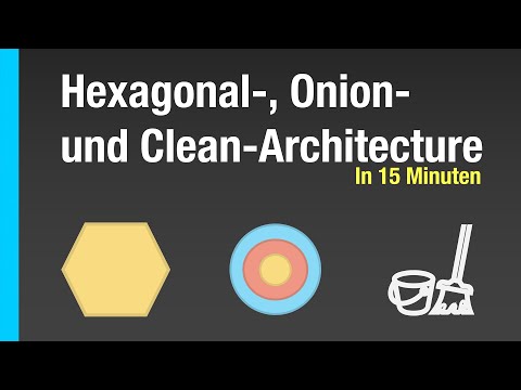 Hexagonal-, Onion- und Clean-Architecture verstehen in unter 15 Minuten