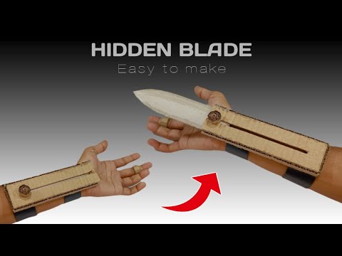 How to Make Assassin's Creed Hidden Blade at Home – DIY Tutorial 🗡️🎮