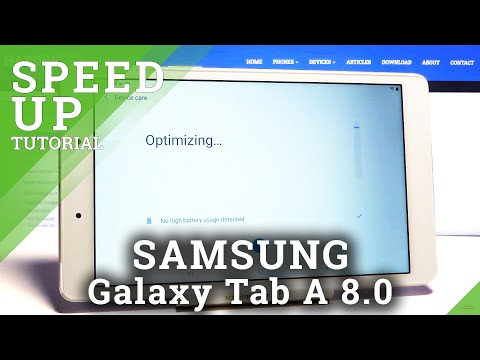 How to Speed Up SAMSUNG Galaxy Tab A 8.0’’ - Optimization