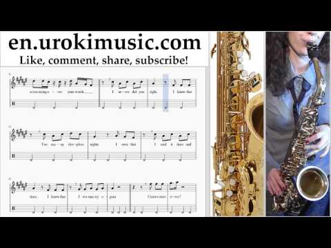 Saxophone lessons (Tenor) Imagine Dragons - Start Over Sheet Music Tutorial Part#2 um-i352