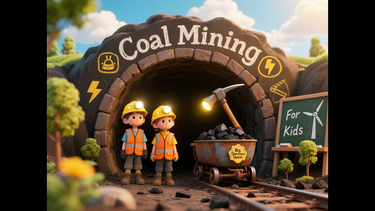 Coal Mining For Kids | What Is Coal For Kids | How Coal Is Mined For Kids | Surface Mining Explained