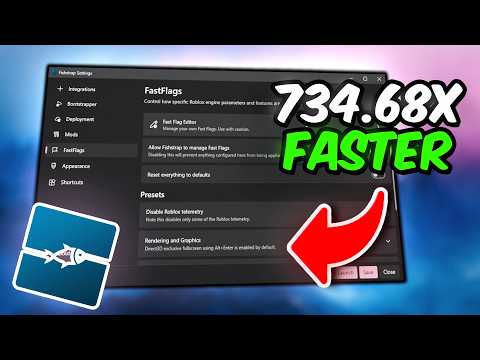 BEST Fishstrap Settings & Fast Flags - BOOST FPS & LOW PING (Roblox Optimization)