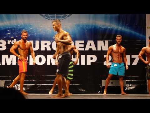 WFF European Championships, 10.6.2017, Kaunas, Francesco Prihoda WFF Sports Model pose NABBA/WFF CZ