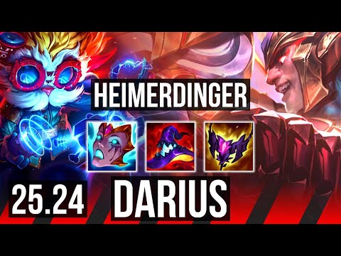 HEIMERDINGER vs DARIUS (TOP) | 46K damage | EUW Diamond | 25.24