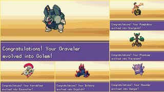 All pokemon that evolve with Link Stone - Pokemon unbound v2.0.2 [Gengar,Baldore,Phanthump,etc..]