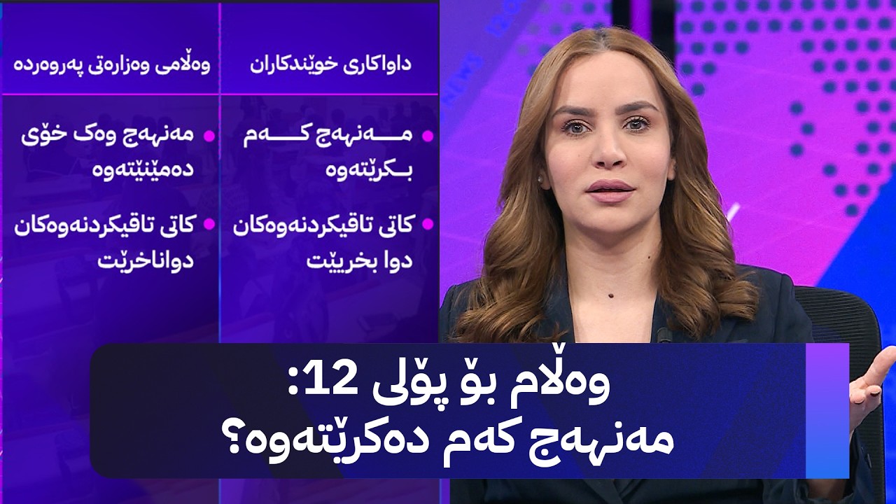 ڤیدیۆ | وەڵامی وەزارەتی پەروەردە بۆ قوتابییانی پۆلی 12 لەسەر کەمکردنەوەی مەنهەج و دواخستنی تاقیکردنەوەکان