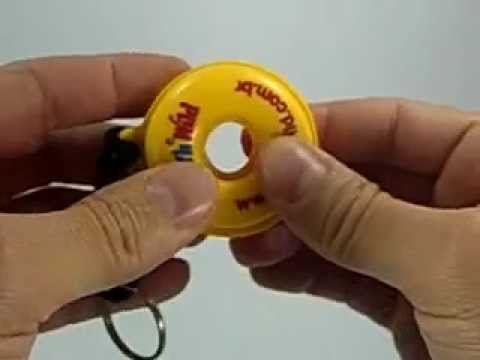 Chaveiro flutuante emborrachado