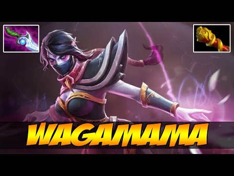 Wagamama 8000 MMR plays Templar Assassin with MKB and Diffusal Blade - Dota 2
