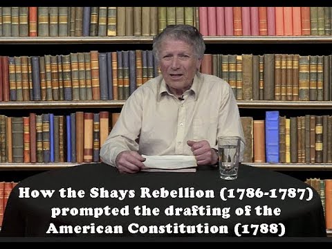 When did Shay's Rebellion take place in Massachusetts?