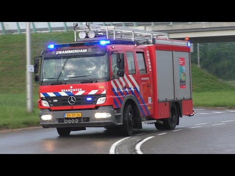 2X Peloton, Veel Brandweer met Spoed naar een Zeer Grote brand in Bodegraven bij Groenland Kip