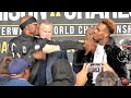 TONY HARRISON SLAPS JERMELL CHARLO’S HAND IN 2ND FACE OFF AT PRESS CONFERENCE