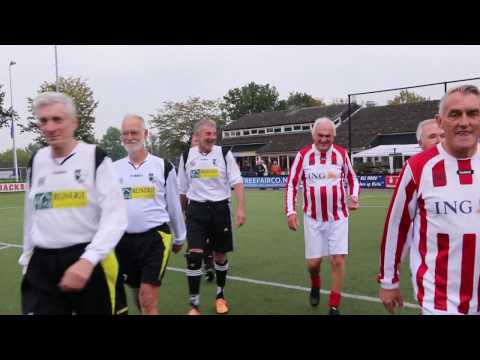 Walking voetbal wedstrijd tussen Geinoord en JSV