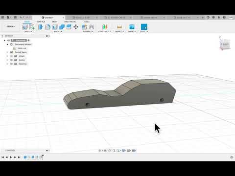 Fusion 360: 3D-printed car Block technique