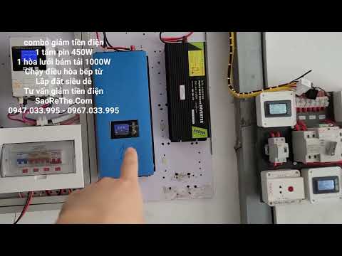 combo giảm tiền điện1 pino de 450W1 pino de 1000W