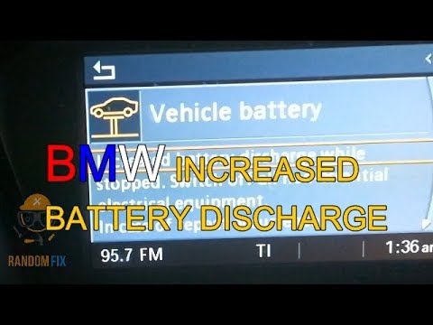 How to Fix BMW Increased Battery Discharge ▶️Possible Causes / FIXES ▶️ BMW Battery Drain Video