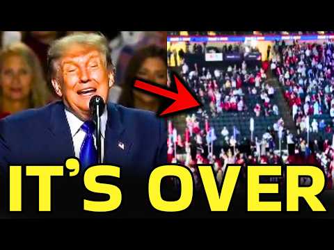 Watch Crowd WALK OUT As Trump Screams