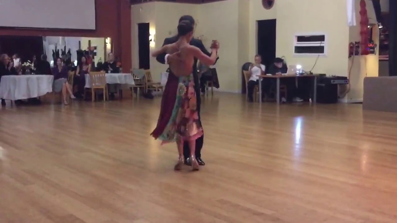 Damian Mechura and Veronica Vasquez perform at the Allegro Ballroom 1 of 3