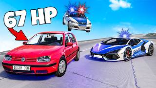 ❄️ POLICJANCI KONTRA ZŁODZIEJE W BeamNG Drive