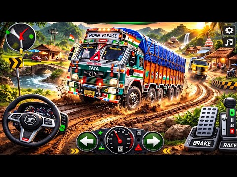 Indian Truck Driver Simulator 3D - Cargo Truck in India 3D - Android GamePlay