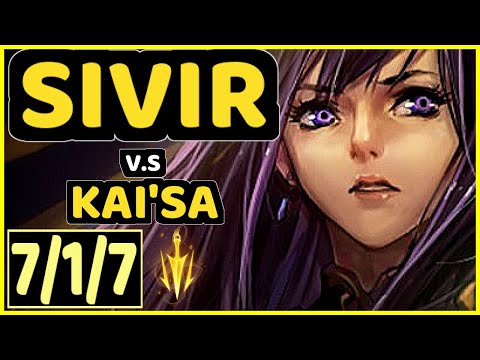 APOLLO (SIVIR) vs KAI'SA - 7/1/7 KDA BOTTOM ADC CHALLENGER GAMEPLAY - NA