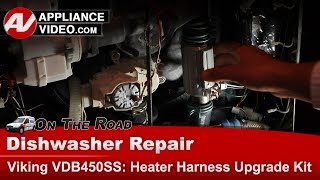 Viking Dishwasher Repair: Install Service Kit - Flow Thru Harness Kit