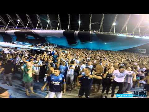 "Copa Libertadores 2015 - Esta es la banda loca y Descontrol" Barra: La Guardia Imperial • Club: Racing Club
