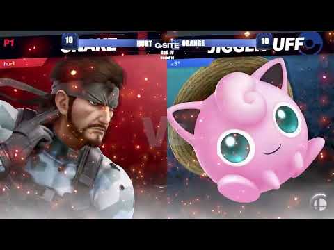 Gauntlet of Glory IV Round 2 - Hurt (Snake) Vs. Orange (Jigglypuff) Smash Ultimate - SSBU