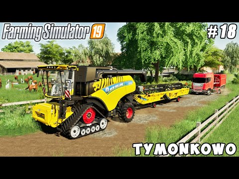 Emptying silo trench, selling milk, buying new harvester | Tymonkowo Farm | FS 19 | Timelapse #18