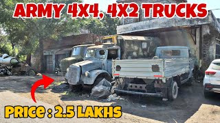 Army 4x4, 4x2 Trucks for sale at Ramesh Godam Pathankot 🔥 Tata 709 best condition