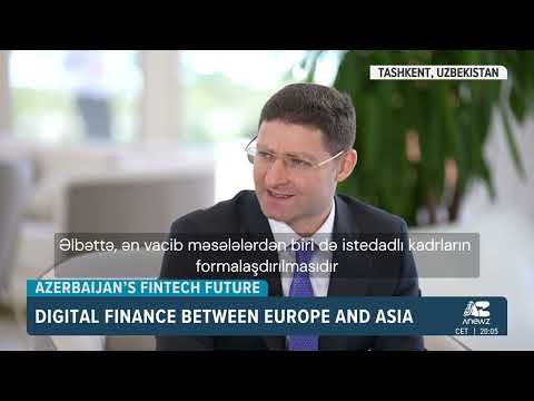 Central Bank Deputy Governor Vusal Khalilov gives interview to AnewZ International Television Channel 