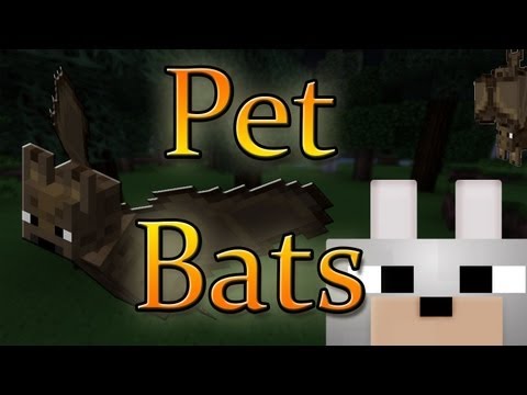 SCMowns - Minecraft Mods - Pet Bats 1.4.2 Review and Tutorial