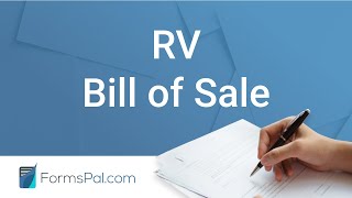 RV Bill of Sale - GUIDE