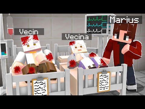 DEAD NEIGHBORS?! Minecraft School Life with MARIUS IANCU