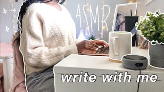 real time writing session // pomodoro style, no music, ASMR typing sounds