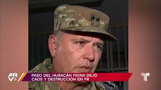 Huracán Fiona causa devastación y caos en Puerto Rico