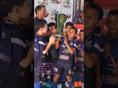 Fomos campeões do campeonato em Campo Largo do Piauí 2023/2024.      Sub 7 #tbt