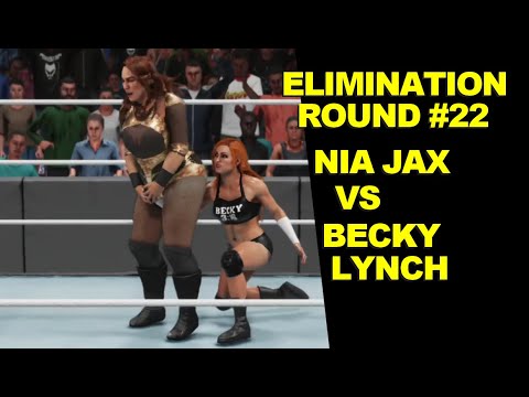 WWE 2K19 Nia Jax vs Becky Lynch - Extreme Elimination Round 22
