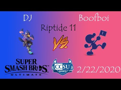 Riptide 11 CCSU Smash Ultimate - DJ (Falco) vs BoofBoi (Game&Watch)