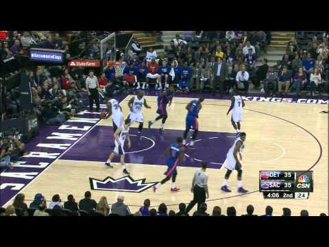 D.J. Augustin Highlights Pistons vs. Kings 12.13.2014 - 8 Points, 6 Assists