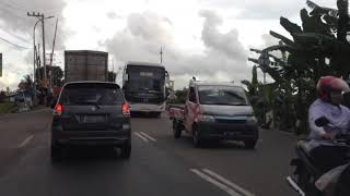 preview picture of video 'Bus Malam Di Jalur Karanganyar-Kebumen Sore Hari'