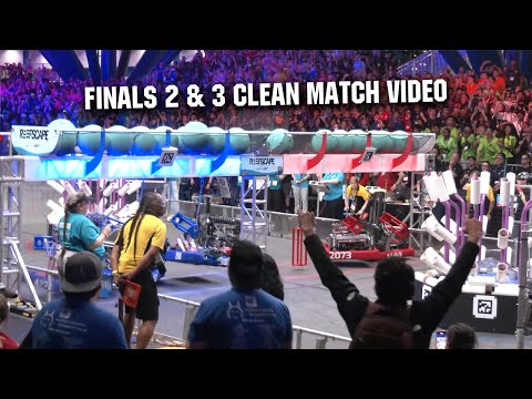 Einstein Finals 2 & 3 | Clean Match Video B-Roll Bonus | 2025 FRC REEFSCAPE