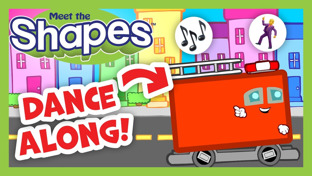 Meet the Shapes | 'Rectangle' Dance | Preschool Prep Company