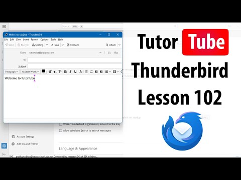 Thunderbird Lesson 1 Setting Up Thunderbird