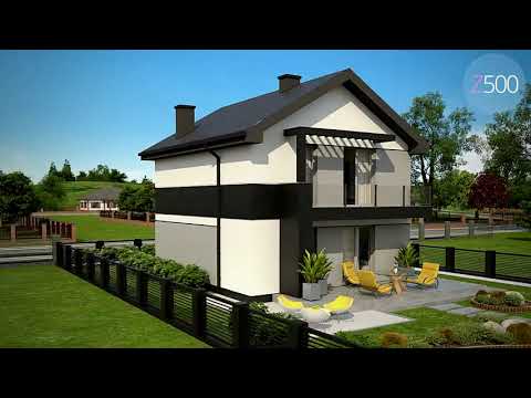 Diseño de casa unifamiliar estrecha z372 - www.500ddc.es