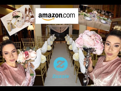 PLAN YOUR OWN WEDDING Using Amazon & Zazzle | DIY Wedding Decor | Affordable Wedding