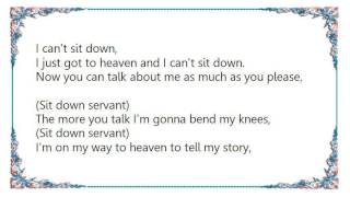 Jackson Browne - Sit Down Servant Lyrics
