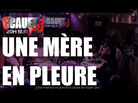 Une maman en pleure à cause de sa fille au Super Jeu - C'Cauet sur NRJ