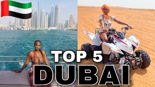 ADD THESE TO YOUR DUBAI ITINERARY | Top 5 Activities in Dubai 🇦🇪