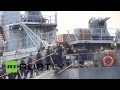 Shipless in France: 400 Russian sailors head home ...