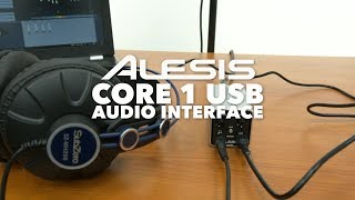 Video thumbnail for Alesis CORE 1 USB Audio Interface | Gear4music by Gear4music Guitars
